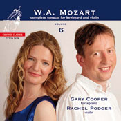 Mozart complete sonatas for Keyboard and Violin vol. 6